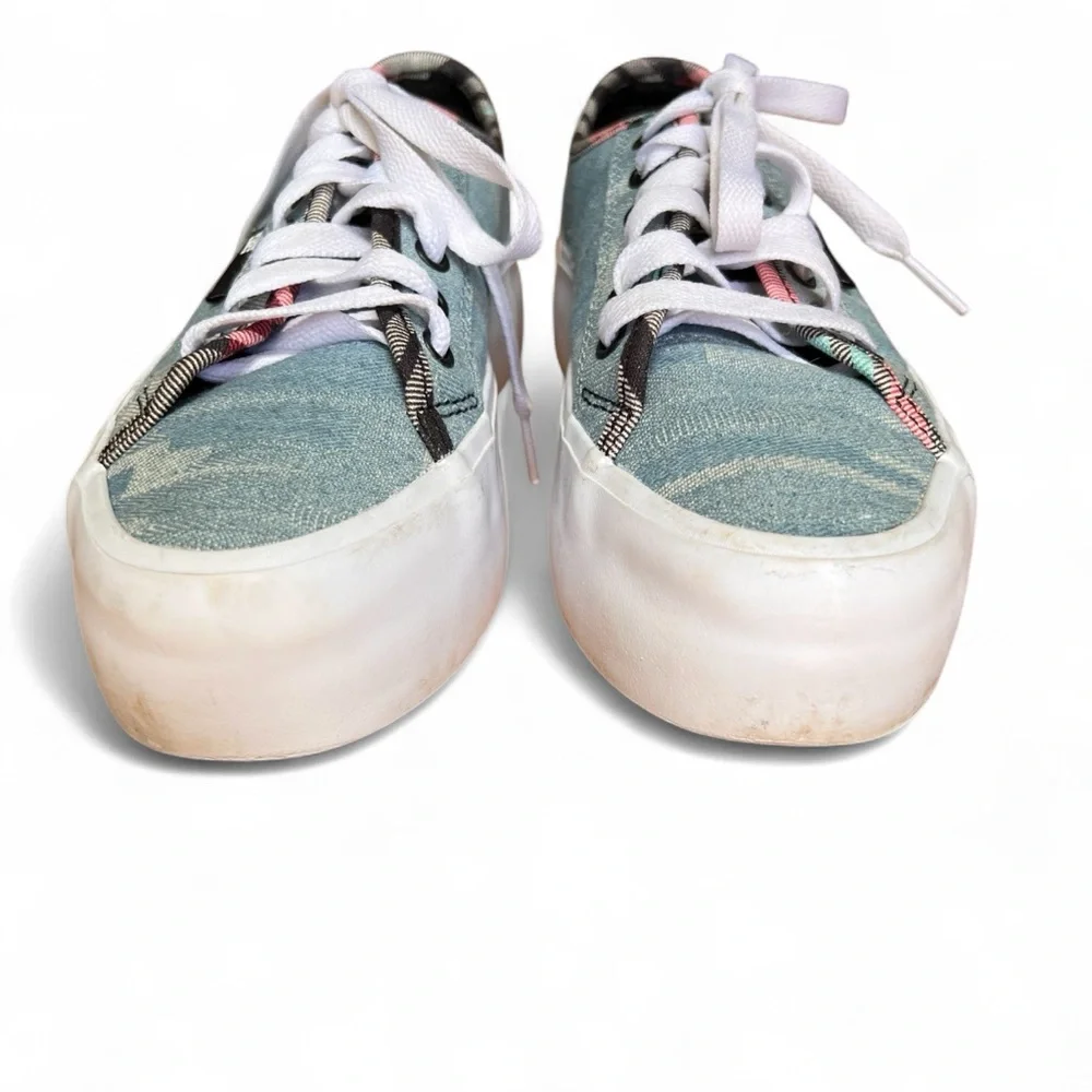 ⭐️ DC Manual Platform Denim Skate Casual Sneakers Women's Shoes Size 6.5 Vegan